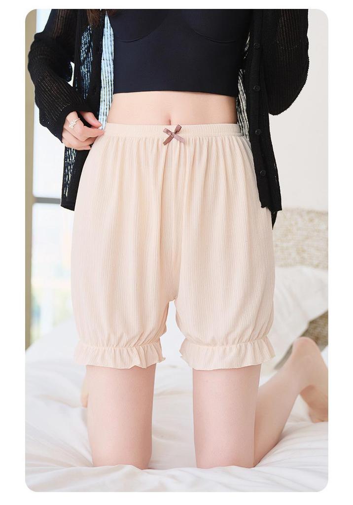 Women's Anti-Exposure Summer Ice Silk Lantern Shorts 2026