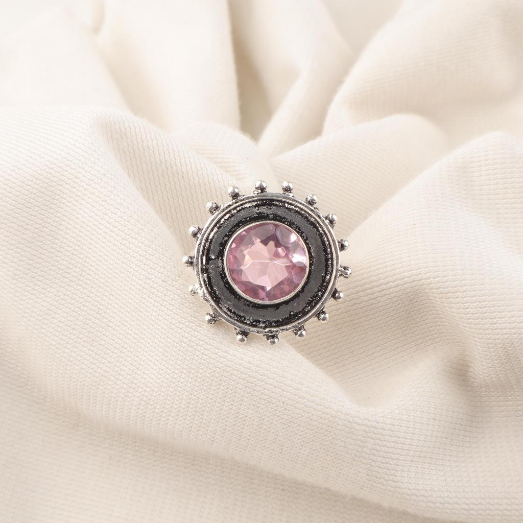 Wonderful Morganite Gemstone Jewelry, 925 Solid Sterling Silver Ring, Handmade Silver Ring, Gift For Women