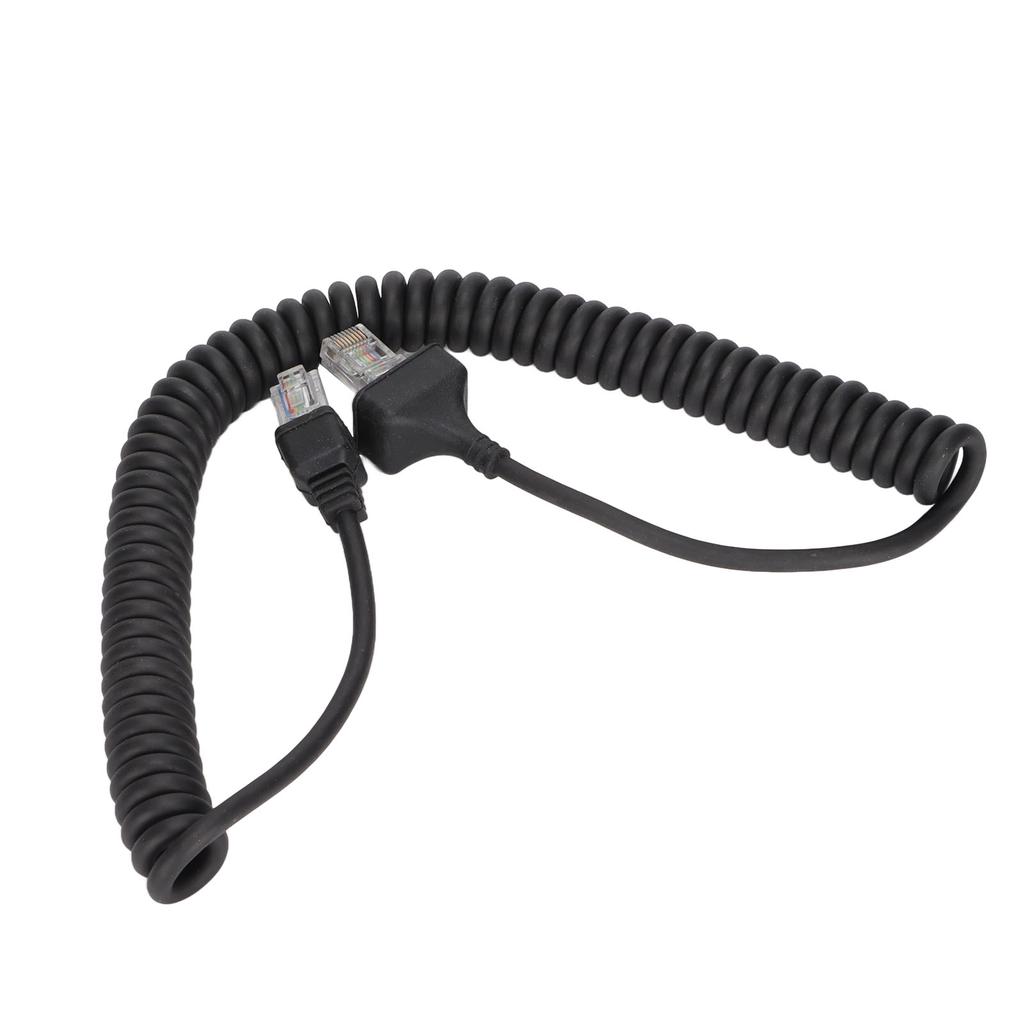 8 Pin Microphone Cable Replacement Speaker Microphone Cord for Kenwood TK‑868G TK‑768G TK‑862G