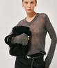 Label Archive W Linus Mohair Sheer Knit Coal