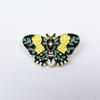 Creative Butterfly Brooch: Cartoon Insect Metal Badge with Oil Drip for Backpack and Clothing