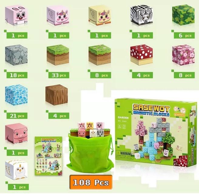 Magnetic Building Cubes: Children's Educational DIY Toy Set