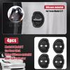 4PCS Car Door Shock Absorber For Tesla Model 3/Y/X/S Flexible Car Door Lock Protector Silicone Car Door Lock Latches Cover