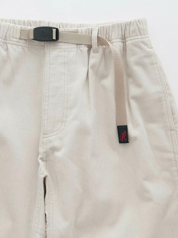 Gramicci Corduroy Pants, Webbing Belt, Easy Waist, Loose Tapered, 100% Cotton, 10W CORDUROY G5FM-P073