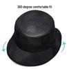 Men's Plus Size Sun Protection Breathable Bucket Hat for Summer & Beach Fishing