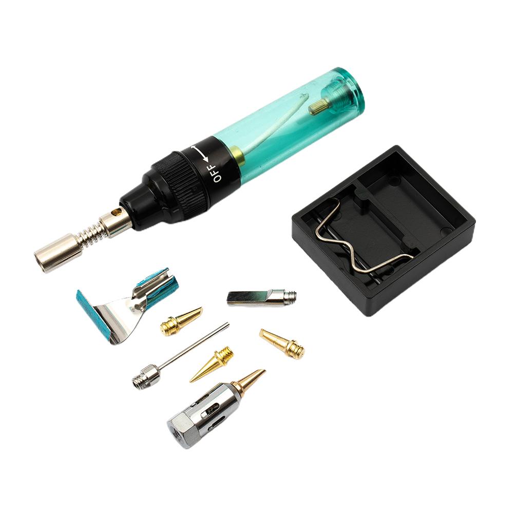 Set Soldering Iron Butane Gas Soldering Iron Cordless Torch Pen Useful Practical