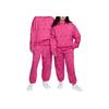 Nike X Jacquemus Co-Branded SS24 Solid Color Hollow-Out Thick Fleece Drawstring Knit Joggers Unisex Bottoms Watermelon-Red FJ3269-653