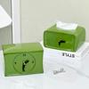 Creative Clock Tissue Box Home Living Room Coffee Table Ceramic Paper Box Desktop Napkins Storage Decorative Ornaments Furniture