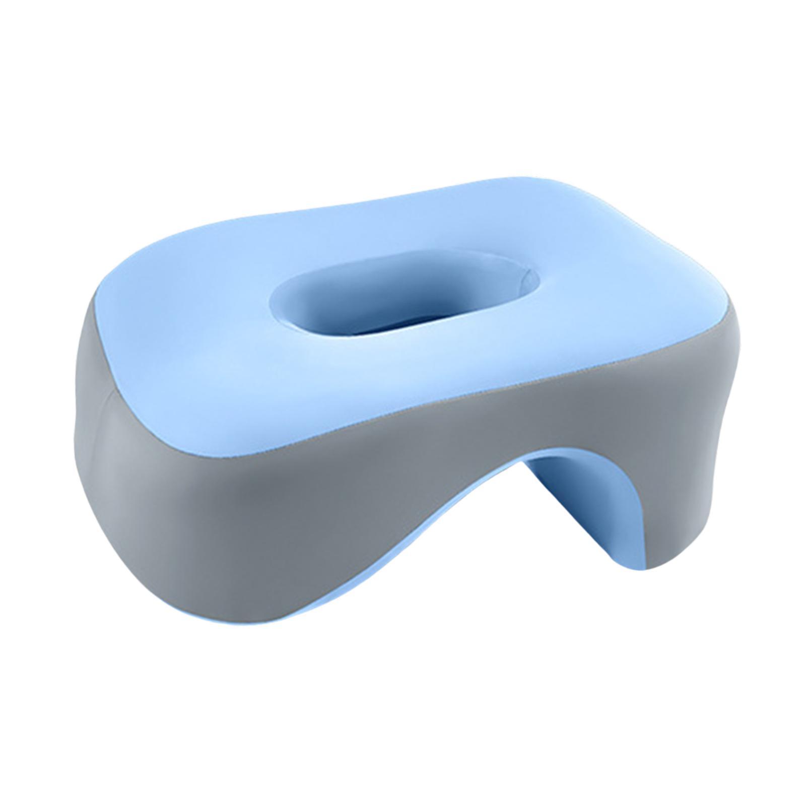 Napping Rest Pillow for Office Memory Foam Pillow Portable Face Pillow Office Neck Pillow for Lunch Break Library Student синий