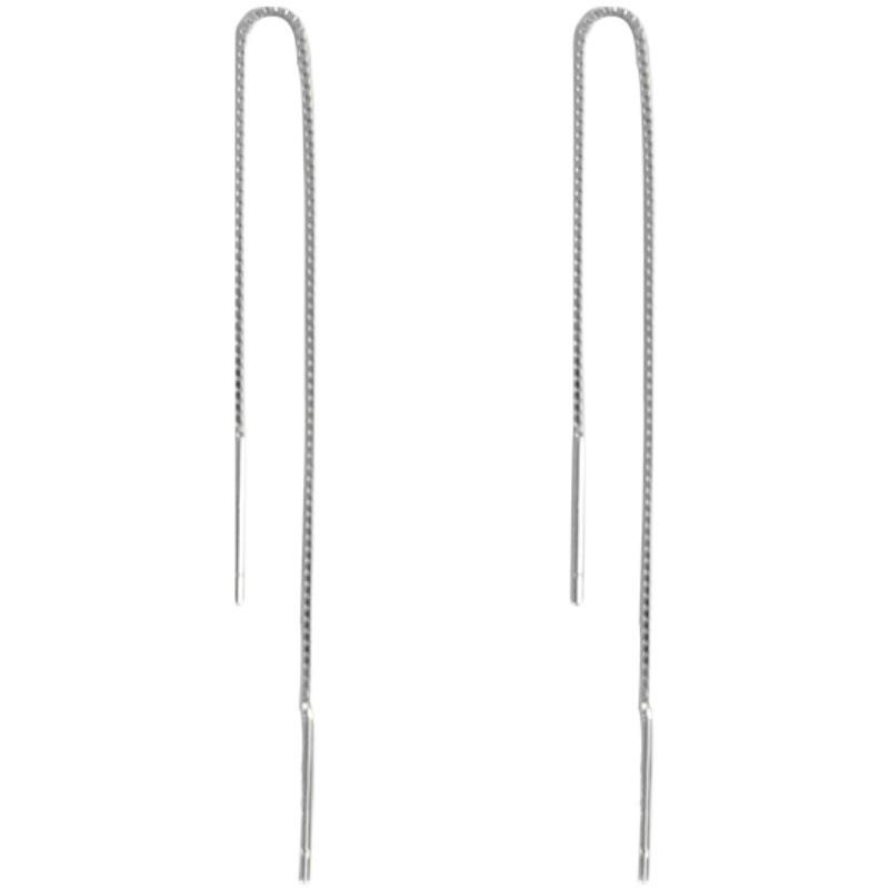 2023 Trendy Tassel Earrings: Niche Design for Women, Slimming Long Style for Round Faces
