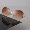 Cool Sluneční brýle Dámské Pánské Značkové Zrcadlové Dámské Pánské Klasické Cukrové Barvy Čtvercové Sluneční brýle Designérské