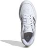 Кроссовки Adidas Courtblock Women cloud white/silver metallic/grey two