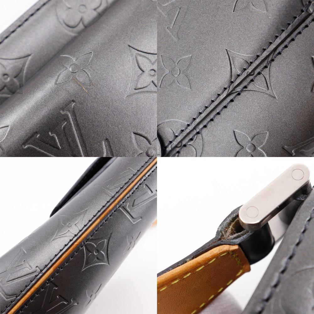 Louis Vuitton Monogram Shoulder Bag M55122 Alston Noir Monogram Mat Unisex Used