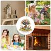 Easter 2D Flat Decoration Acrylic Statue egg bunny Easter Decor for Desk Spring Easter Stand Figure Indoor Home Decoration