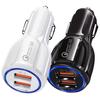 Universal QC 3.0 3.1A Dual USB Port Fast Charge Car Auto Charger Adapter Socket