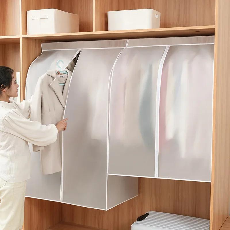 3D Große Kleider Staubschutzhülle Kleidungsstück Anzug Kleid Mantel Wasserdicht Kleidungsschutz Hängender Organizer Kleiderschrank Aufbewahrungstasche