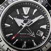 Kentex MARINE GMT Black Men's Metal S820X-01 Wrist Watch