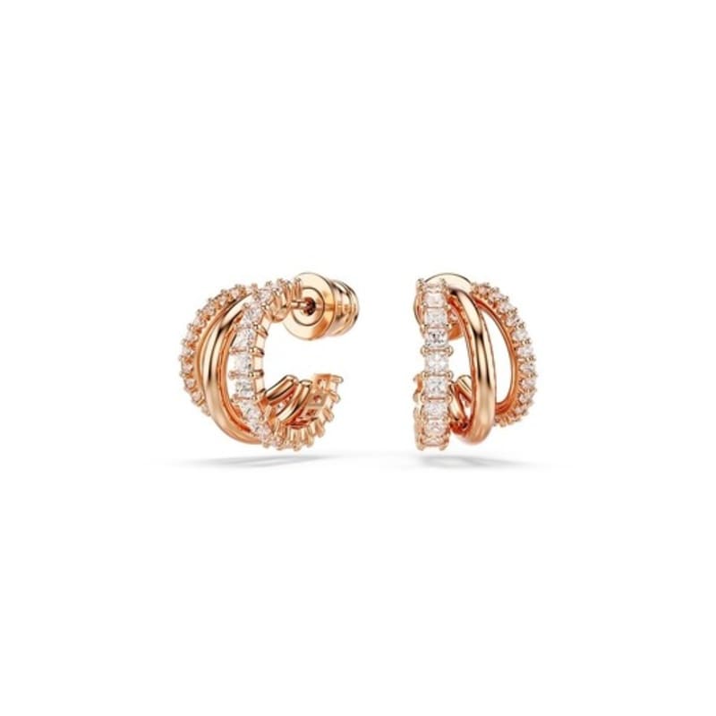 Hyperbola Rose Gold Mini Hoop Earrings 5698702
