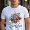 Scare Bears Halloween Party Scary T-Shirt Graphic Print Tee Shirt for Men Casual Short Sleeve T-shirt