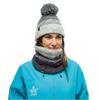 BUFF Masha Knitted Fleece Hat Beanie, Unisex Grey Cap