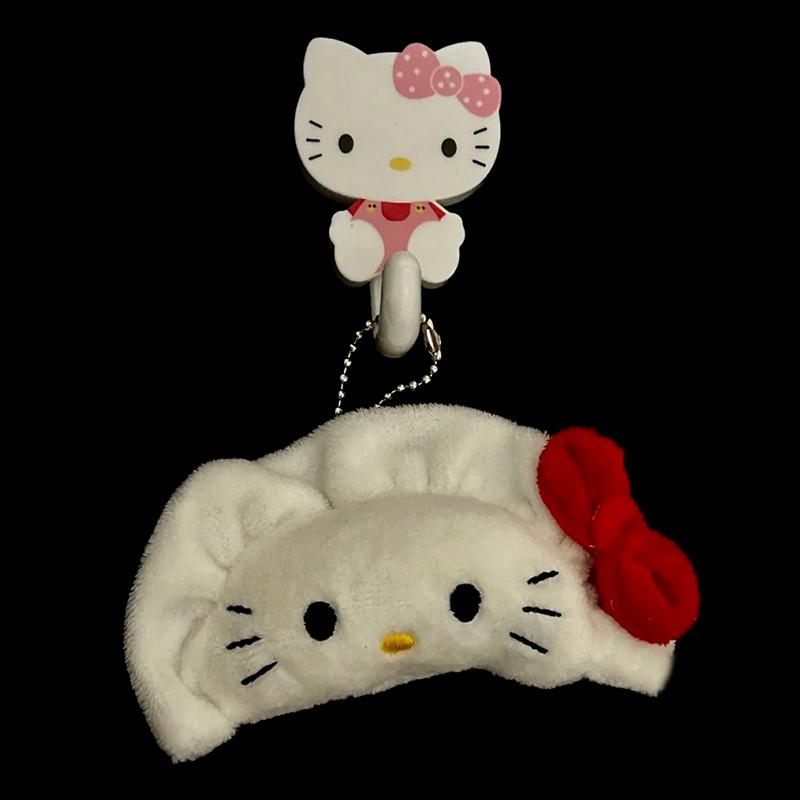 Cartoon Anime Kt Kat Plüschtier Schlüsselanhänger Kawaii Knödel Anhänger Lustige Rucksack Dekoration Zubehör Geburtstagsgeschenk