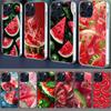 Watermelon Summer Fruit Clear Phone Case For Iphone 17 Air 16 Pro Max 15 Pro 14 Plus 17E 16E 11 13 12 Mini Cover Cases Fundas Ce