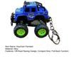 Breloczek Wisiorek Przenośny Design Wyścigowy Off-Road Breloczek z Metalowym Kółkiem Zabawka z Napędem Wstecznym Mini Samochodzik Breloczek