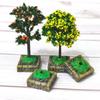 Mini Cherry Blossom Bonsai: Artificial Green Plant Decoration for Micro Landscapes.