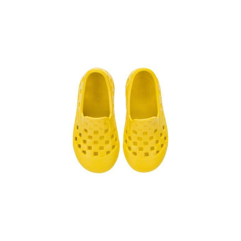 Vans Slip-On Series Trk Breathable Low Top Walking Shoes Baby Shoes Yellow VN0A4UVHBLX