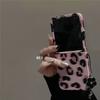 Pink Leopard Print Foldable Phone Case Pura X - Soft TPU Cover With Anti-Slip Grip Shockproof Magnetic Compatible