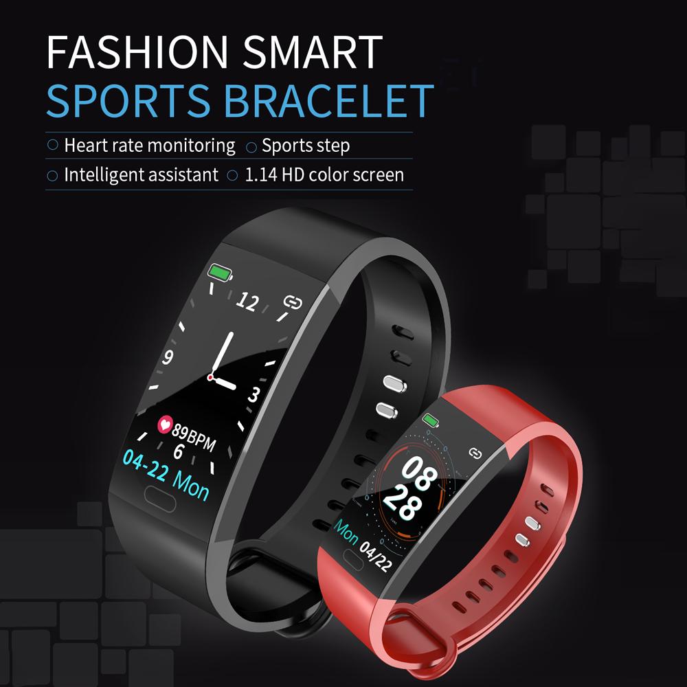 Buy Rd11 Smart Bracelet 1.14 Inch Sports Bracelet With Heart Rate Blood ...