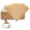 50 Pcs of Paper Coffee Filter Tipping Filter V-shaped Conical Filter Paper Drip Filter Manual Coffee Filter Paper Conical Paper