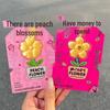 999 Pure Gold Water Pearl Money Flower Red Envelope & Peach Blossom Cartoon Gift Set for Girlfriend/Best Friend