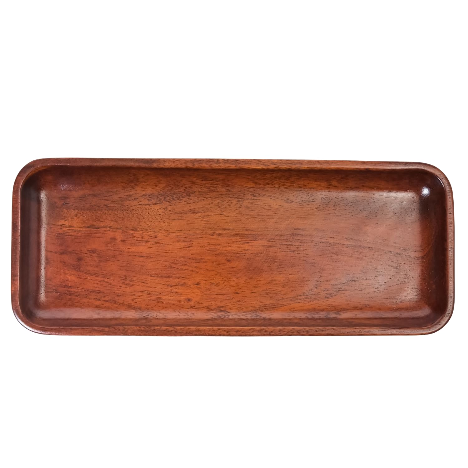 

Tokunari Long Plate (Wooden Lacquerware25x10cm) - Rectangular Plate for Baked Food, Sushi, and Sashimi TAU-102 - A long plate that enhances the