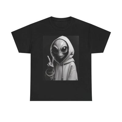 Aliens Come In Peace Graphic T Shirt Unisex Heavy Cotton Tee