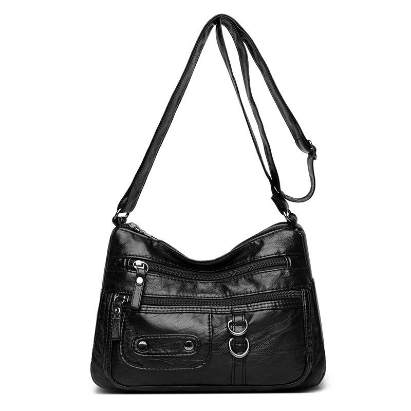 Stilvolle Damenhandtasche Umhängetasche Schultertasche Damen Mittelalterliche Muttertasche Mehrfachtasche Lässige Umhängetasche Damenhandtasche