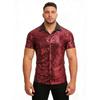 Men S Sequin Short Sleeve Shirt Disco Party Style