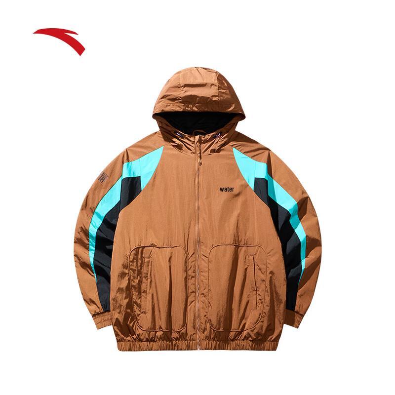 

ANTA Kyrie Irving Series Men s Basketball Hooded Water-Repellent Loose-Fit Jacket XL