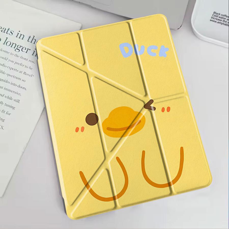 Holder Cover Tablet Case For iPad Air 4 5 M3 M2 1 2 M4 11inch Mini 6 7 Pro 2025 Pro 11th 10th 9th 8th 7th 12.9inch Yellow