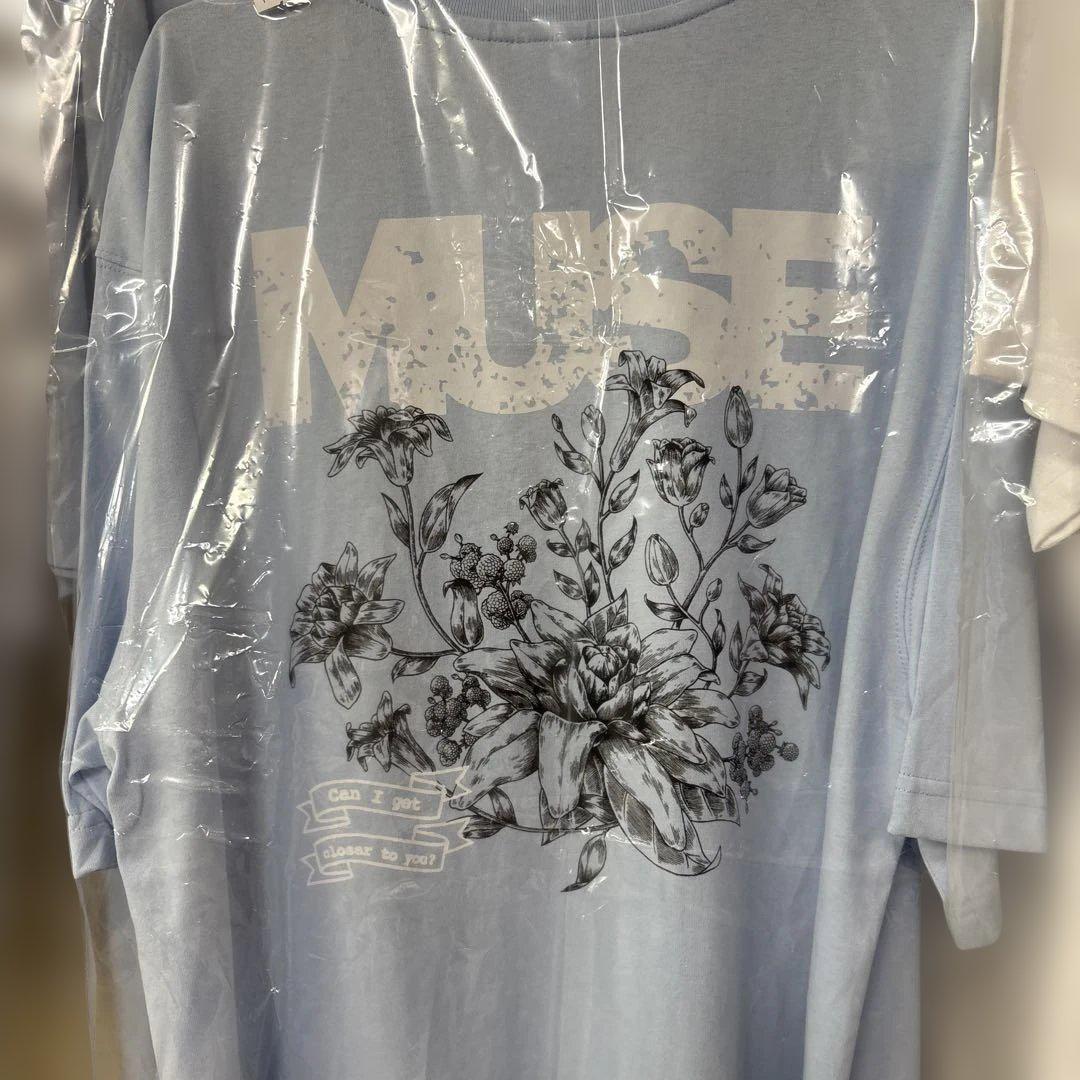 

[Б/У] Футболка MUSE светло-голубая Чимин