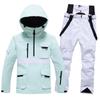 Winter Ski Suit Set: Unisex Windproof & Waterproof Snowboard Outfit for Couples