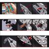 Multi Function Foldable Wire Stripper Cutter Crimper with Voltage Test for Electrician Cable Work High Carbon Steel Tool