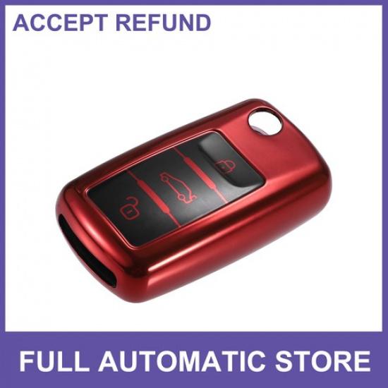 

Car Remote Key Fob Cover Protector 3 Button Single for VW Tiguan 2009-201