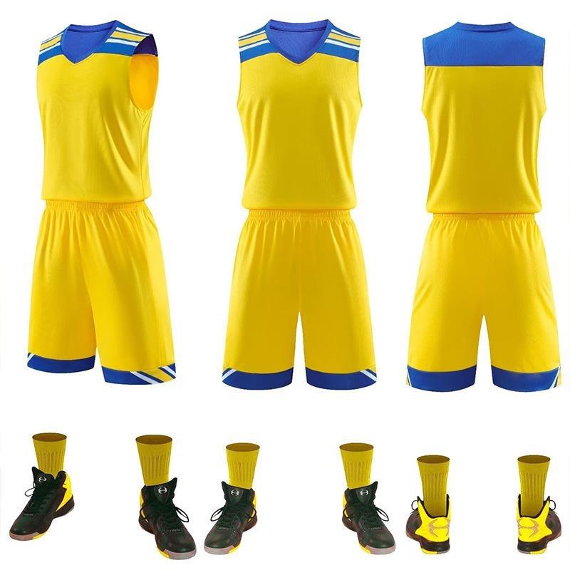Tuta da Basket, Tuta Sportiva da Allenamento per Partite, Gilet, Maglia da Uomo Adulto Bambino, Traspirante Estiva da Donna