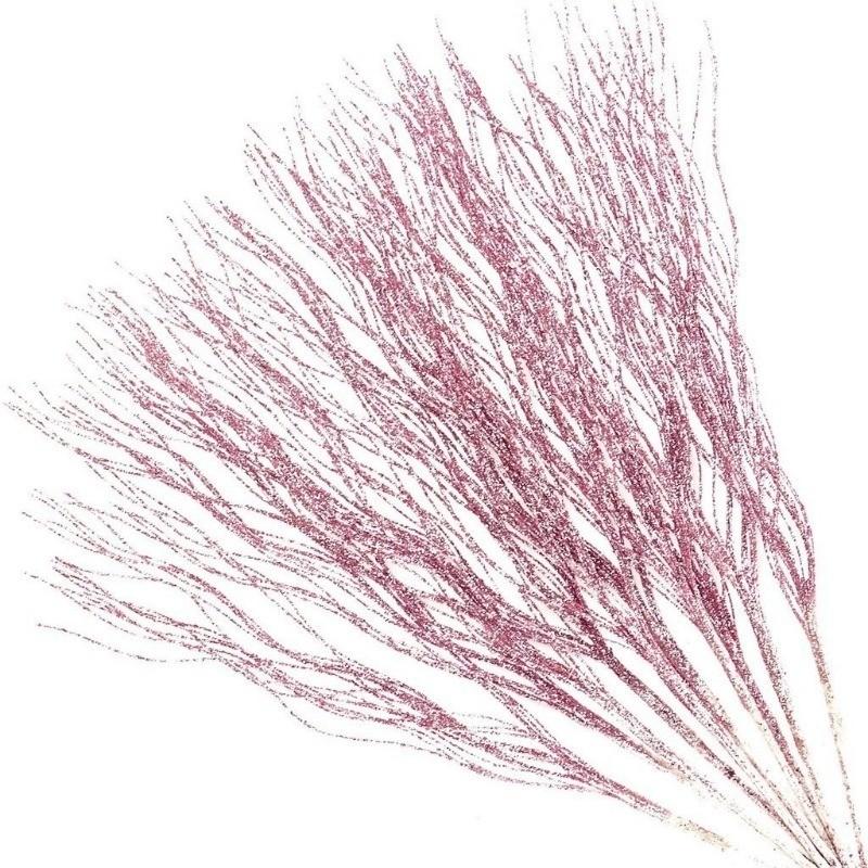 1Pc Glitter Artificial Berries Stems Christmas Decoration Xmas for Home Decor New Year Christmas Tree Wreath Ornaments Accessory