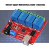 4 Channel 24V Computer USB Smart Switch Controller PC Relay Drive Module Expansion Board