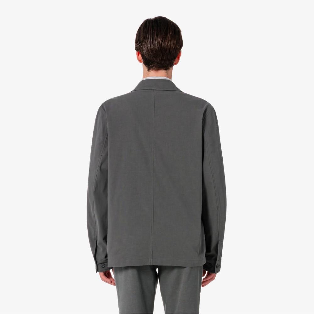 Lacoste Men's Melange Yarn Snap Jacket BH315E-56G5HI