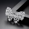 New Luxury Bridal Wedding Butterfly Hairpins Fashion Ladies Clear Zircon Barrette Women Sparkling Elegant Hair Clip Head Jewelry