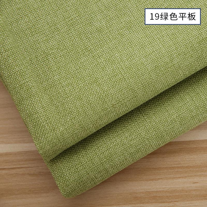 145x50cm Solid Color Coarse Flax Linen Fabric For Tablecloth Pillows Sofas Fabric Decorative Cloth Handmade DIY Cloth TJ21705