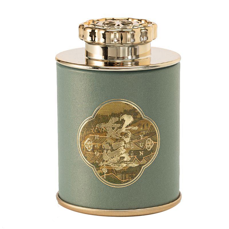 1Pcs Retro Black Tea Green Tea Airtight Smellugar Coffee Caddy Organizer Travel Portable Containersealed Can Tea Jar Storage Box